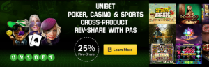 Read more about the article 25% Cross-over Revenue Share at Unibet