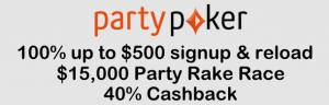 Read more about the article Great Deposit Match and Cashback at Party Poker