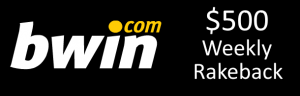 Read more about the article New $500 Weekly Rakeback at bwin